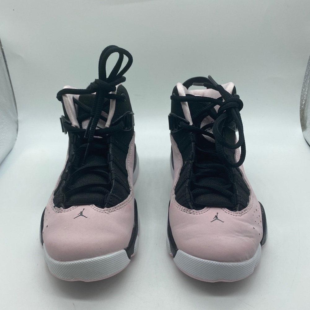 NIKE JORDAN 6 RINGS 323431 006 Black Pink Anthracite SIZE 13C